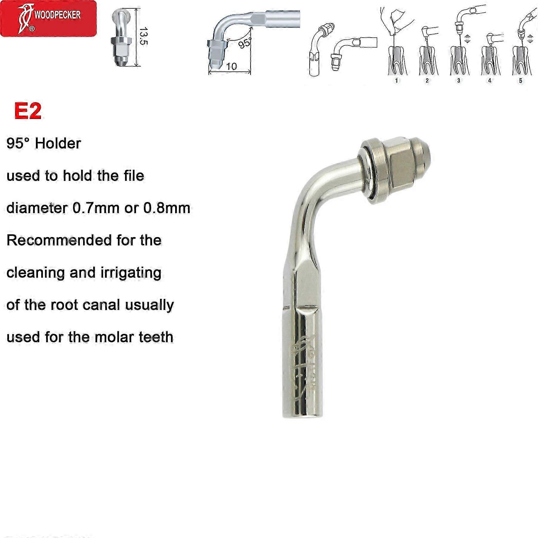 Woodpecker Dental Ultrasonic Piezo Scaler Handpiece With LED HW-5L Dental Tools Scaling Tips Compatible With UDS EMS Ultrasonic Scaler