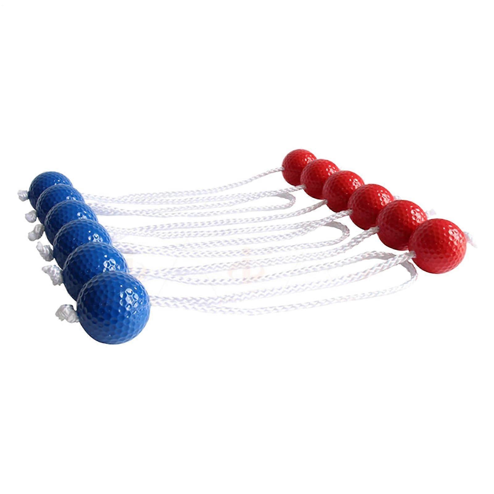 Ladder Toss Game Set with 6 Training Balls for Family Interaction - Outdoor Party Accessory for Beach Vacations and Team Building