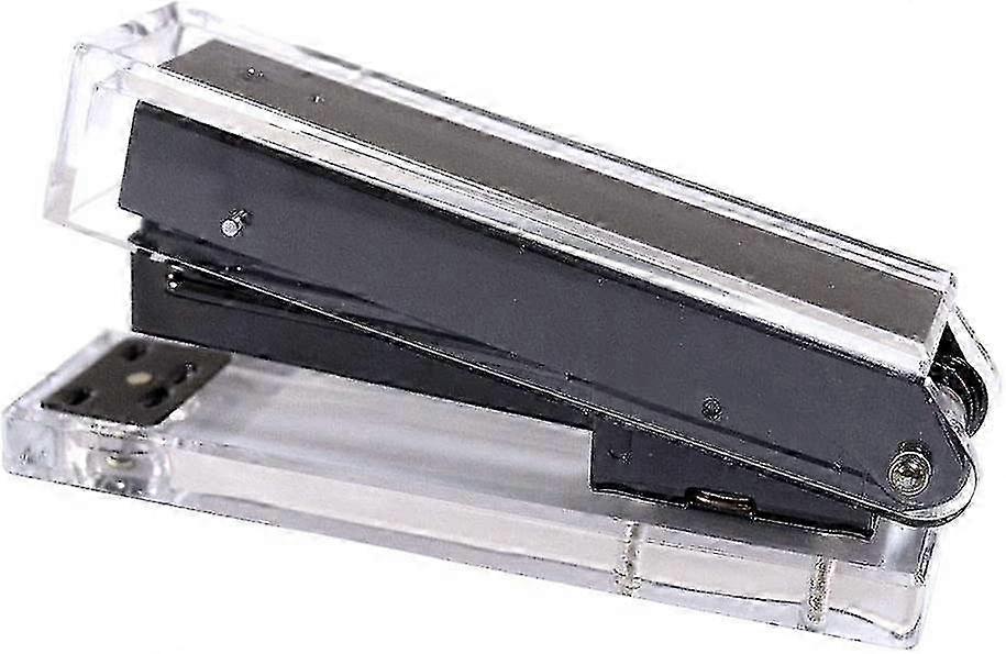 2024 Clear Black Acrylic Stapler Desktop Accessory For Standard Staples