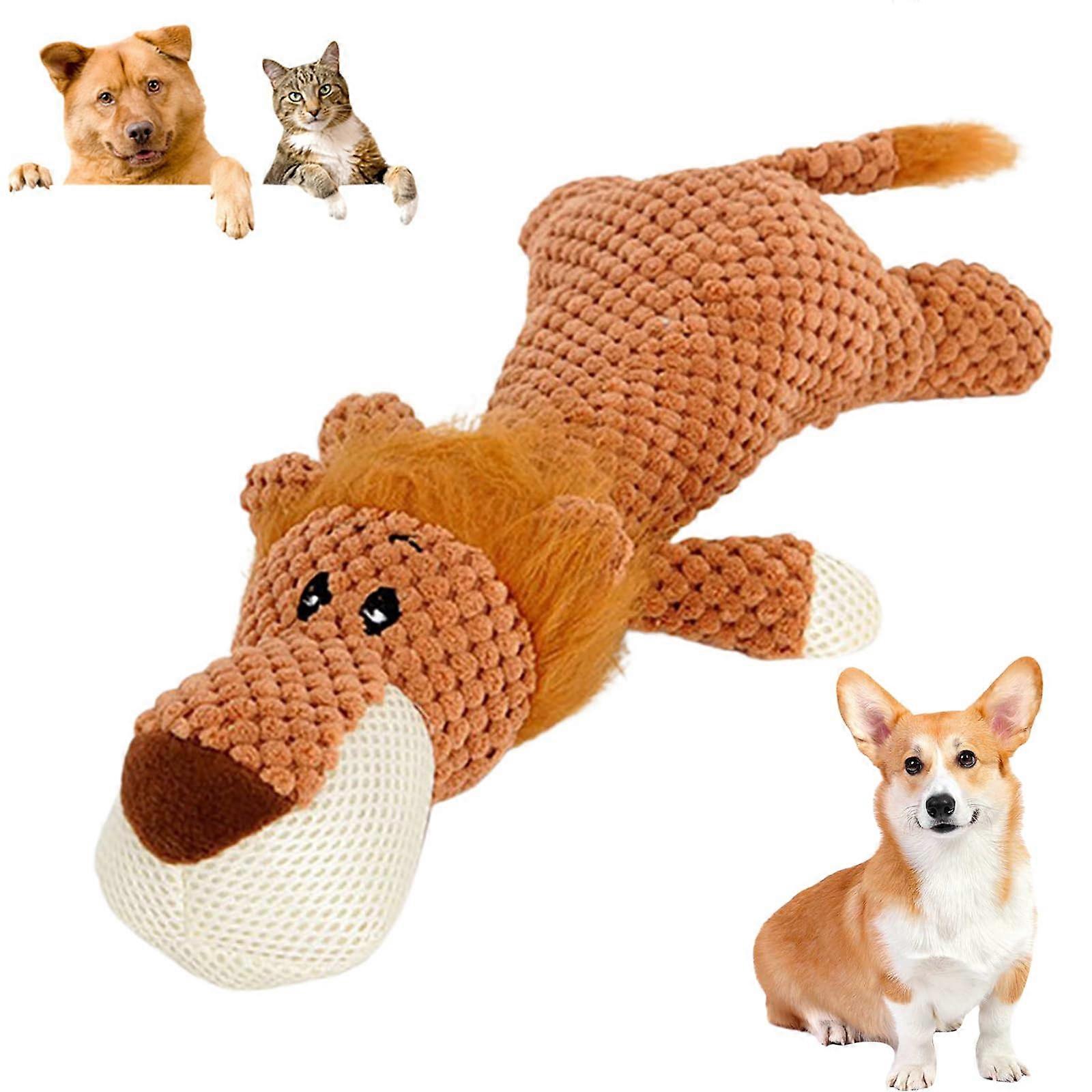Dog Chew Toy Indestructible For Aggressive Chewers Lion Design Durable Chew Toy