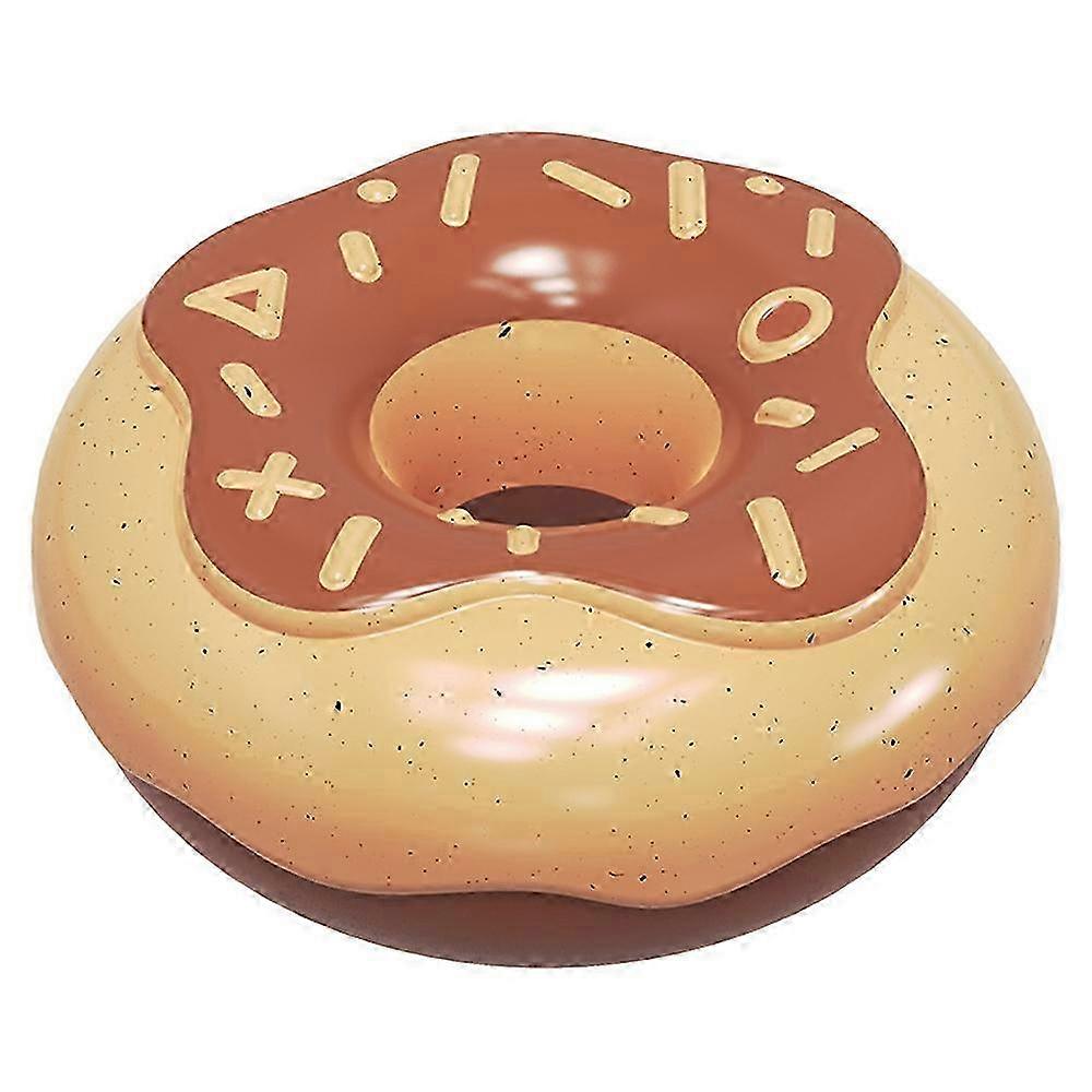 Indestructible Tough Squeaky Dog Chew Toy Doughnut Shape Pet Toy (BPA Free, Suitable for Various Brands)