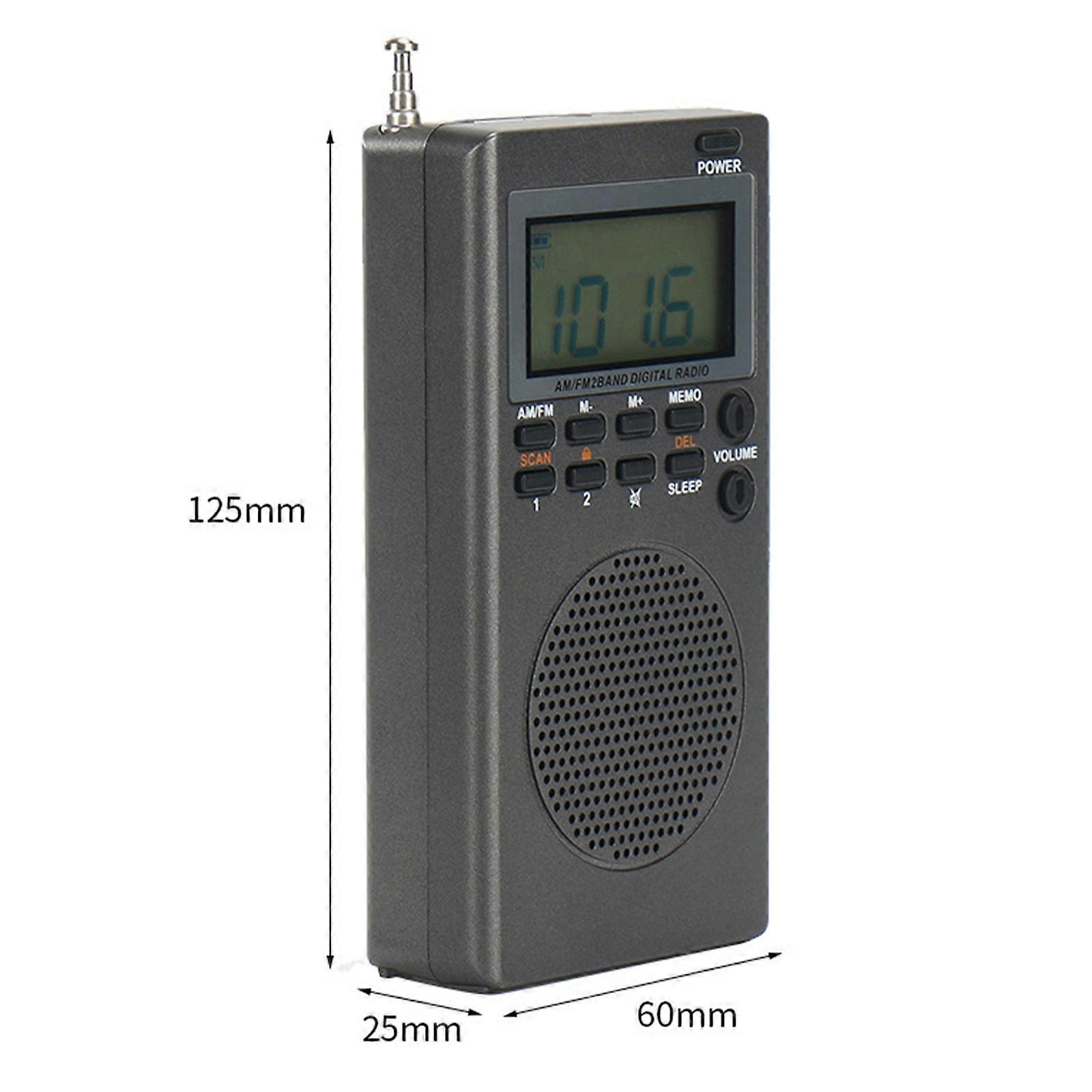 FM Radio Digital Portable Stereo Speaker MP3 o Player High Fidelity Sound Quality