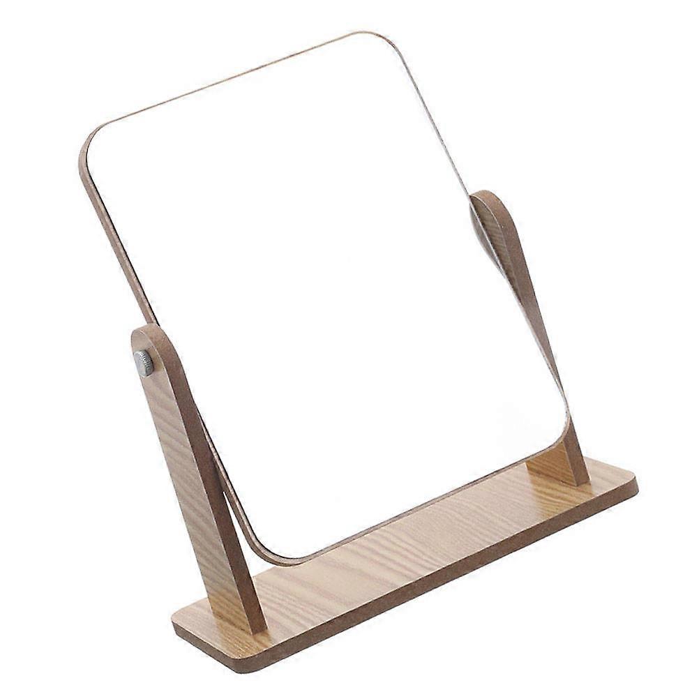 Rotatable Desktop Vanity Mirror Large HD Double Sided Makeup Mirror with Stable Non Skid Base for Bedroom Tabletop and Dressing Countertop Use