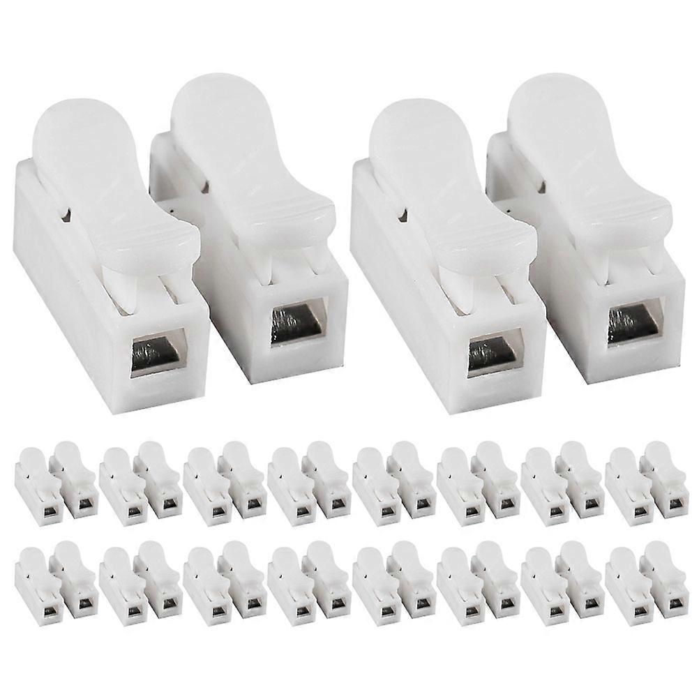 Electrical Connectors Quick Connect High Temperature Resistance Home Audio Systems 2X1.7cm 25Pcs