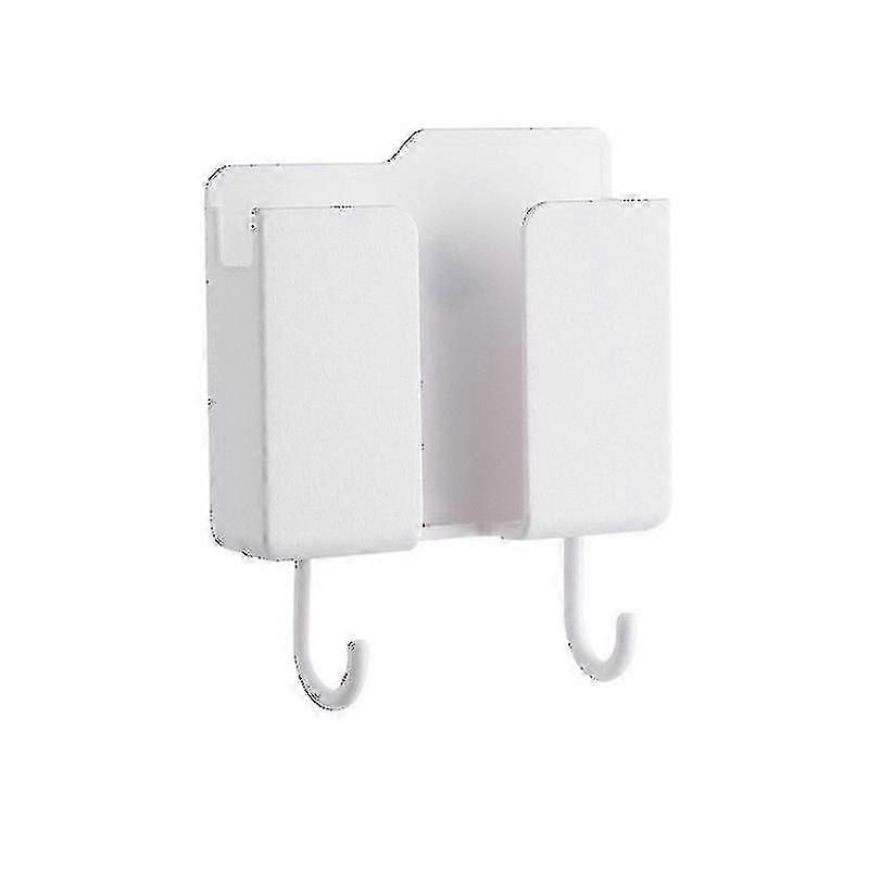 Wall-mounted punch-free hook storage box, suitable for TV air conditioner remote control