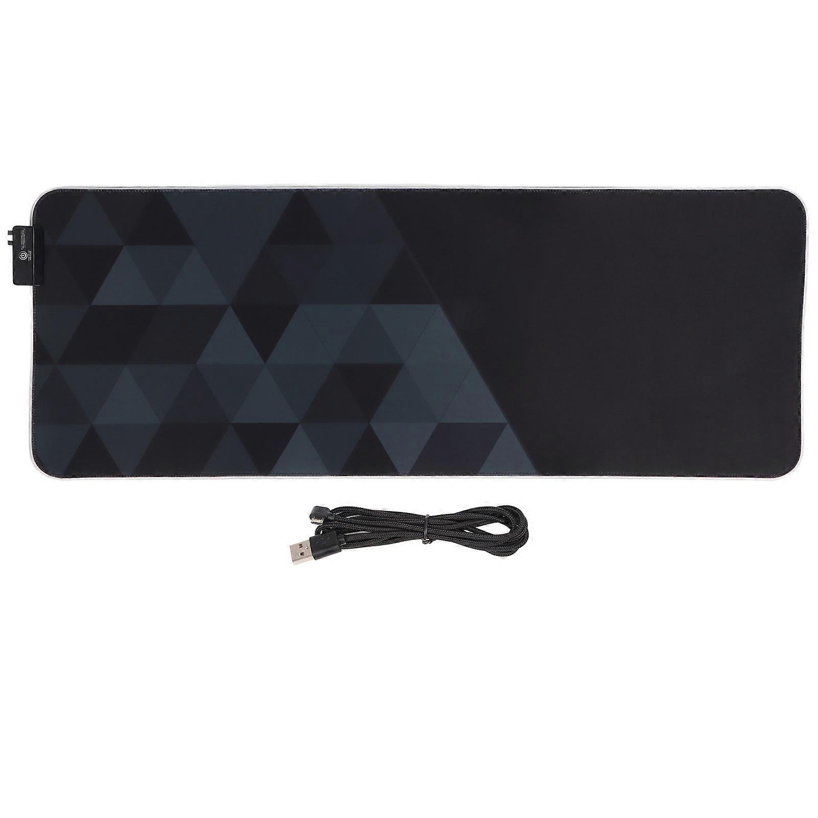 RGB Anti Slip Bottom Colorful Lighting USB Powered Multifunctional Oversized Design Desk Mouse Pad for Home