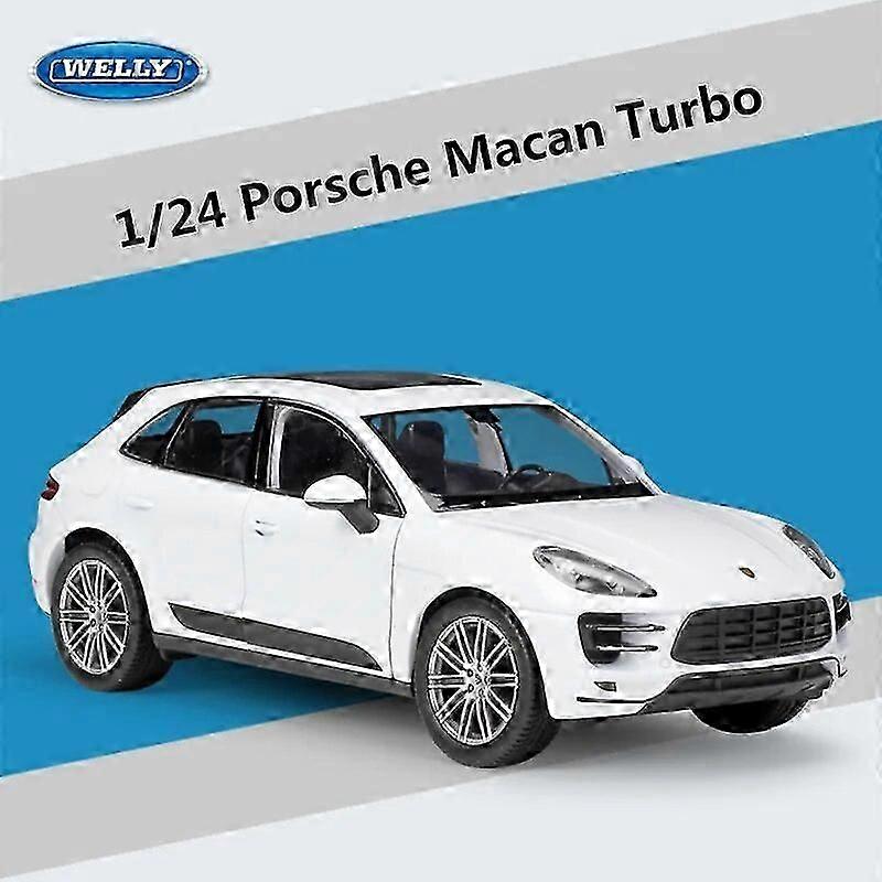 2025 أحدث طراز 1:24 بورش ماكان توربو سيارات الدفع الرباعي سبائك سيارة نموذج سيارة يموت يلقي معدن لعبة سيارة سيارة