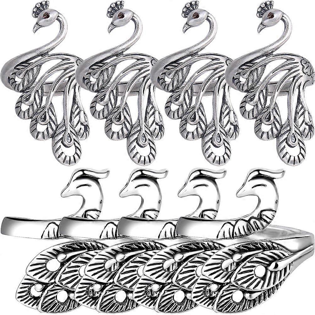 Inele de ghidare a firelor croșetate Accesorii de tricotat cu degetul deschis Material durabil Design elegant pentru controlul ușor al firelor Set 8 buc