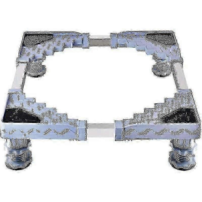 Adjustable Pedestal Stand for Washing Machine, Refrigerator & Dryer - Height Adjustable from 50 to 66 cm for Enhanced Stability
