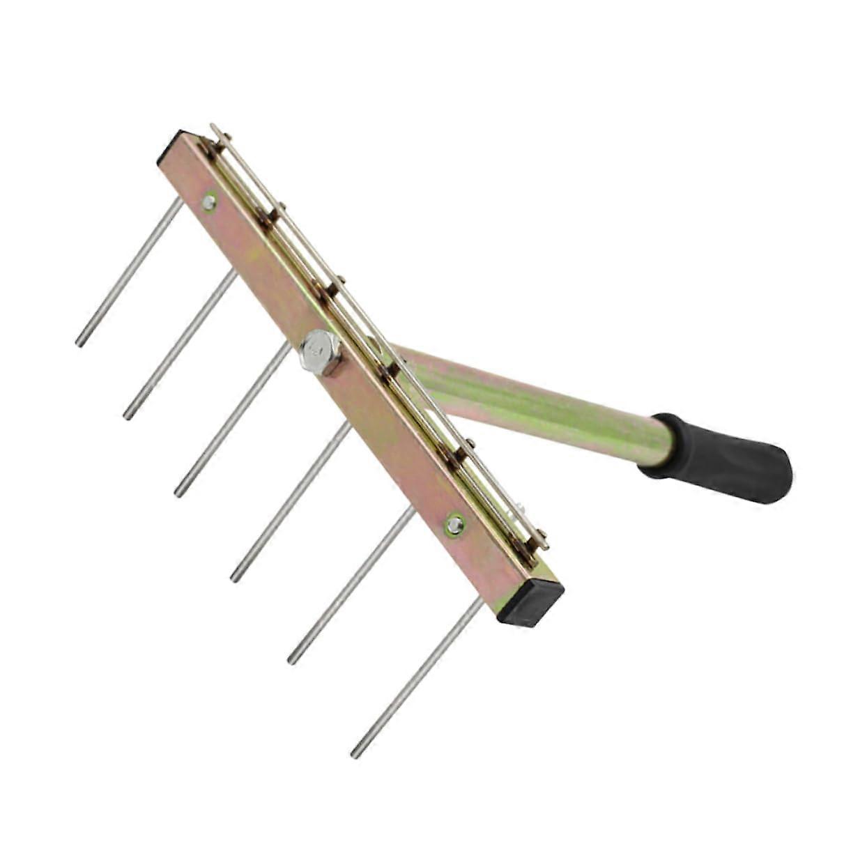 Leveler Levelling Tiles Raking Tool For Ceramic Floor Tiling Grinding Plaster Float Tiles Laying Tool Iron Golden