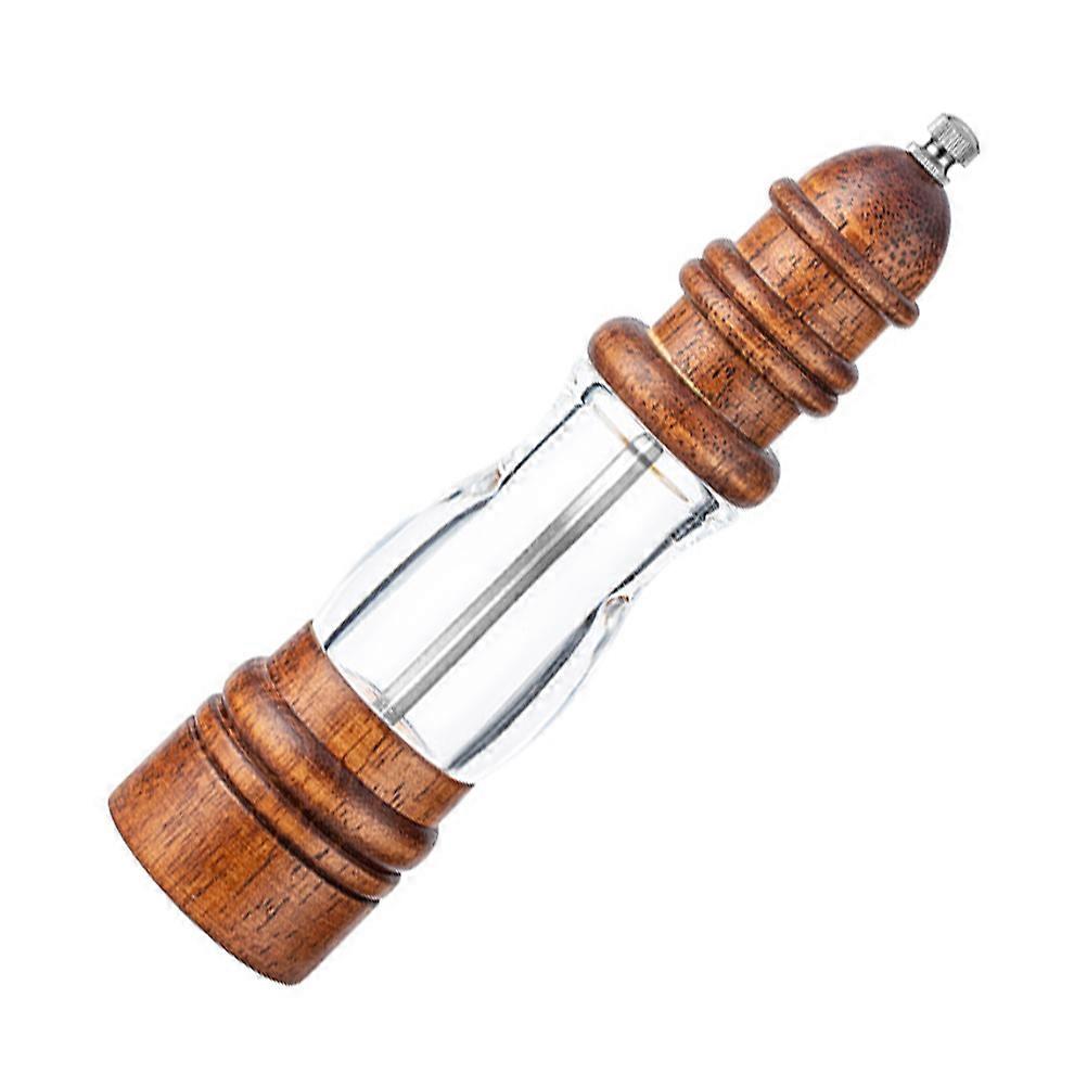 Pepper Grinding Tool Household Pepper For Picnic Brown Wooden Design With Certified 1Pack