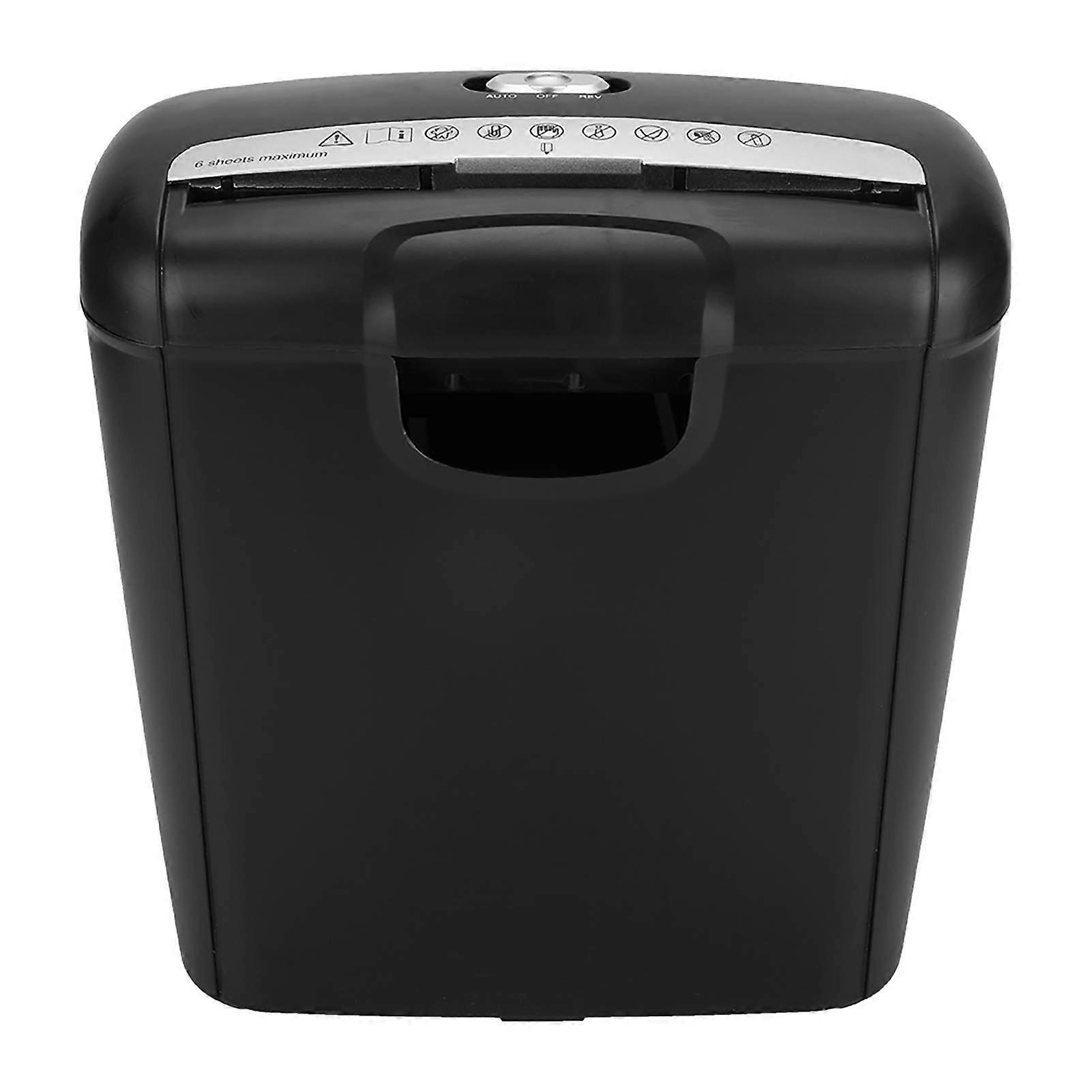 Home Office Electric Shredder for Paper and Credit Card Strip Cut Destroy ‑