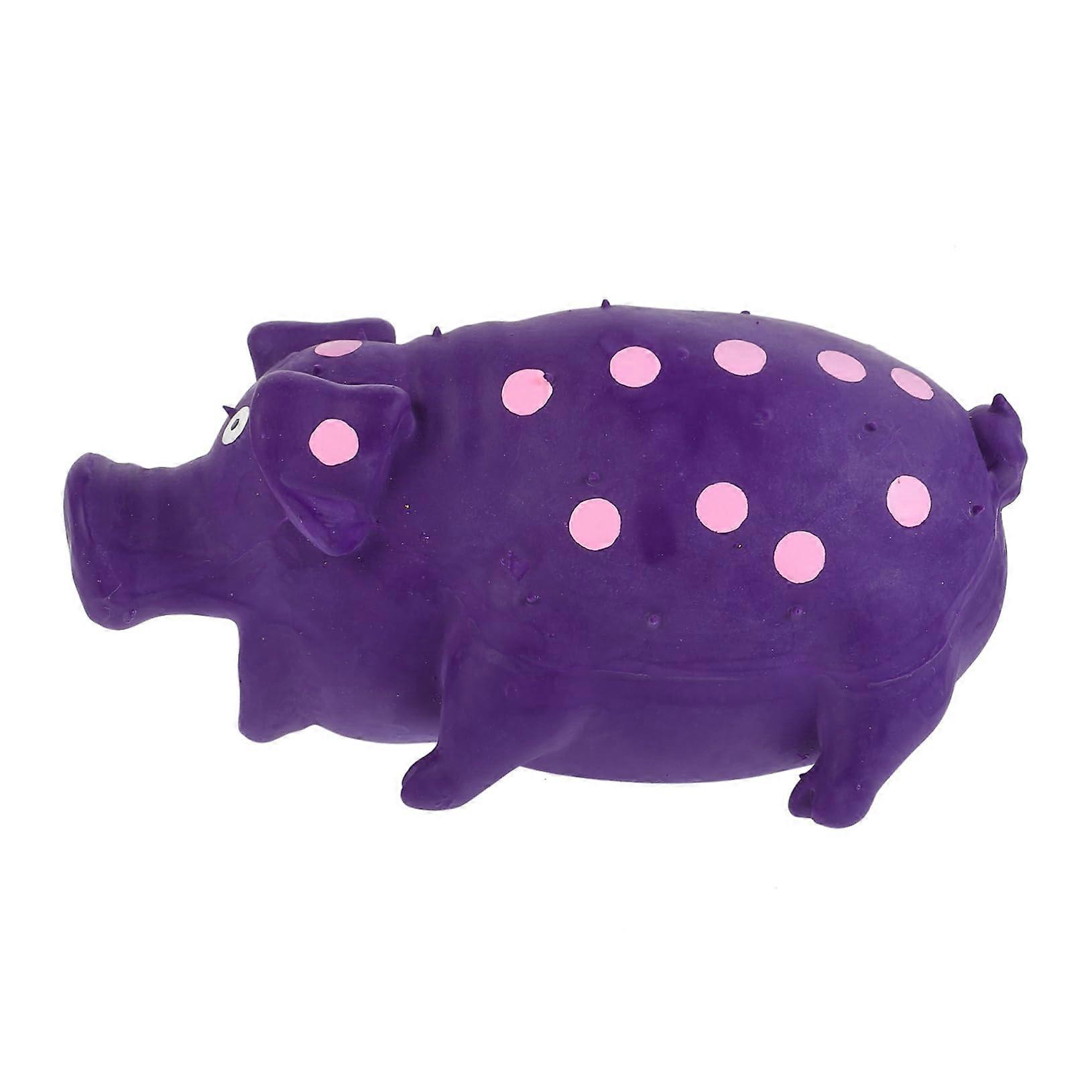 Latex Toy for Pets Dog Squeaker Plush Toy Sticky Dog Grunting Squeeze Chew Toy Dog Emulsion