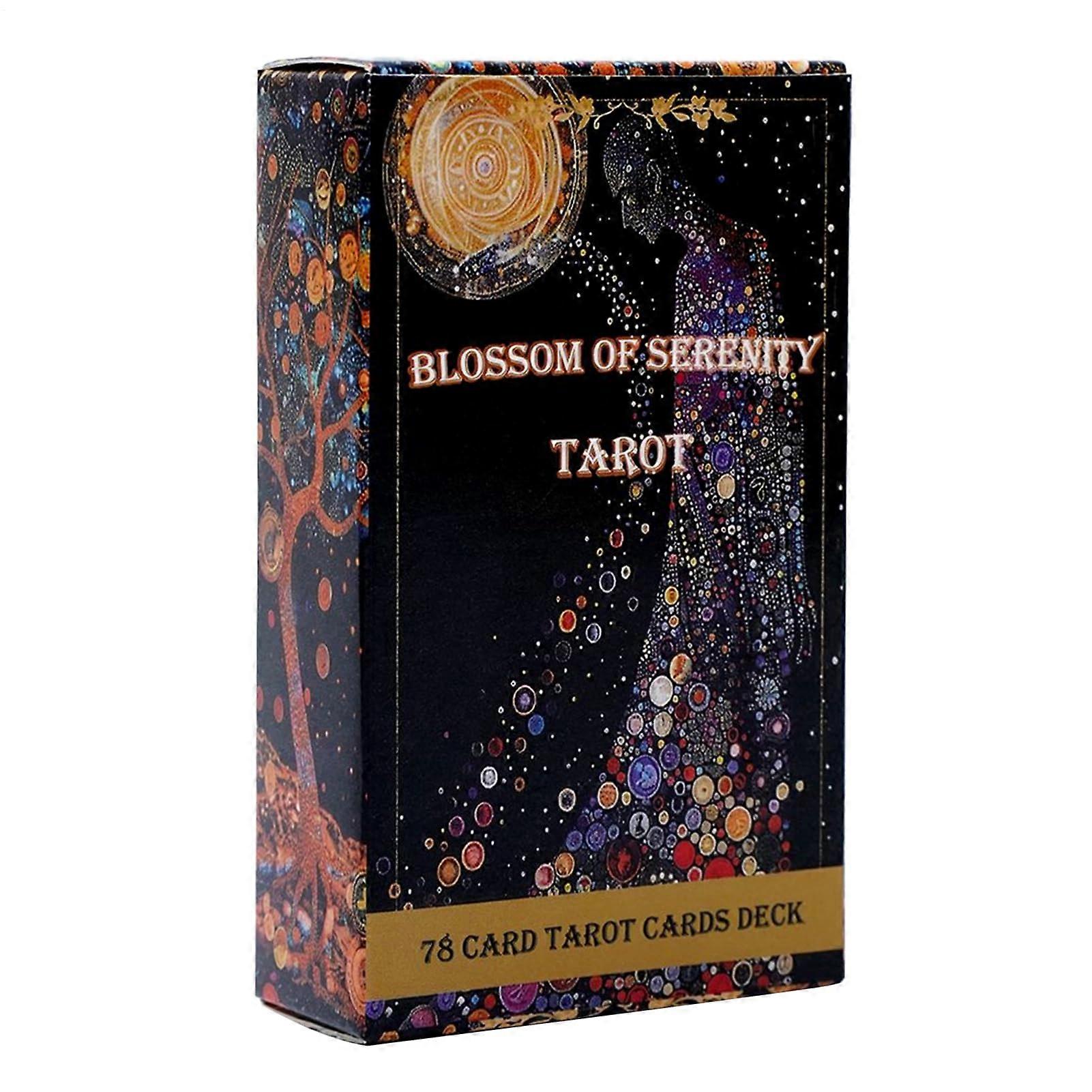 Tarot Cards, Fate Divination Deck, Oracle Card Set with Illustrated Guide
