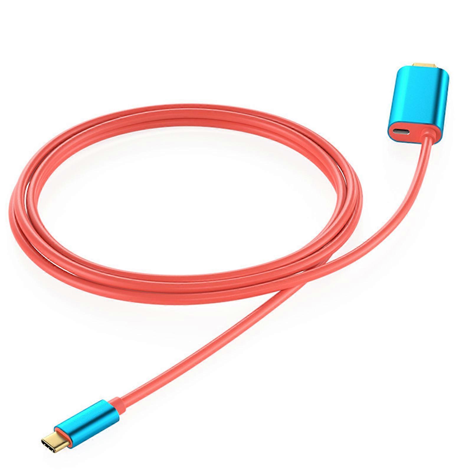 Universal 4K60Hz USB C to Hdmis Converters Adapter with Display Protocol Support Double Screen Mode PD100W Power Delivery Multicolor