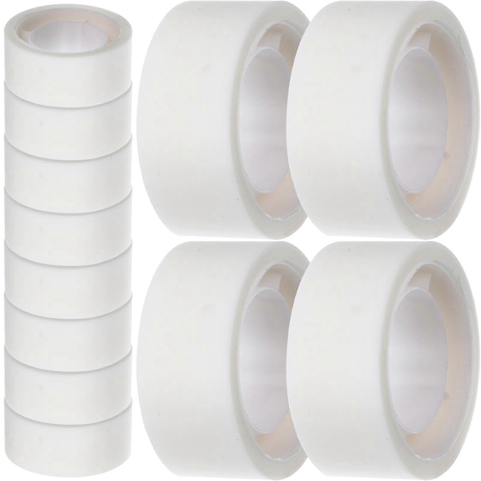 Invisible Adhesive Tape Set   Transparent Crafting & Labeling Tape for Writing, DIY, Office & Student Use   16 Rolls