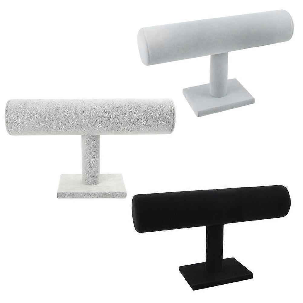 Bangle Display Stand for Jewelry Storage Durable PVC Flannel Material 3pcs Set Assorted Color