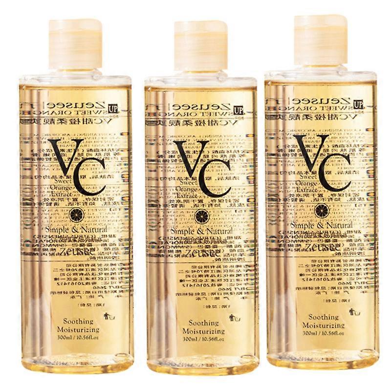 3X Vitamin C Toner - 300ml Hydrating & Brightening Facial Essences, Refreshing Water Lotion for All Skin Types, Deep Moisturing