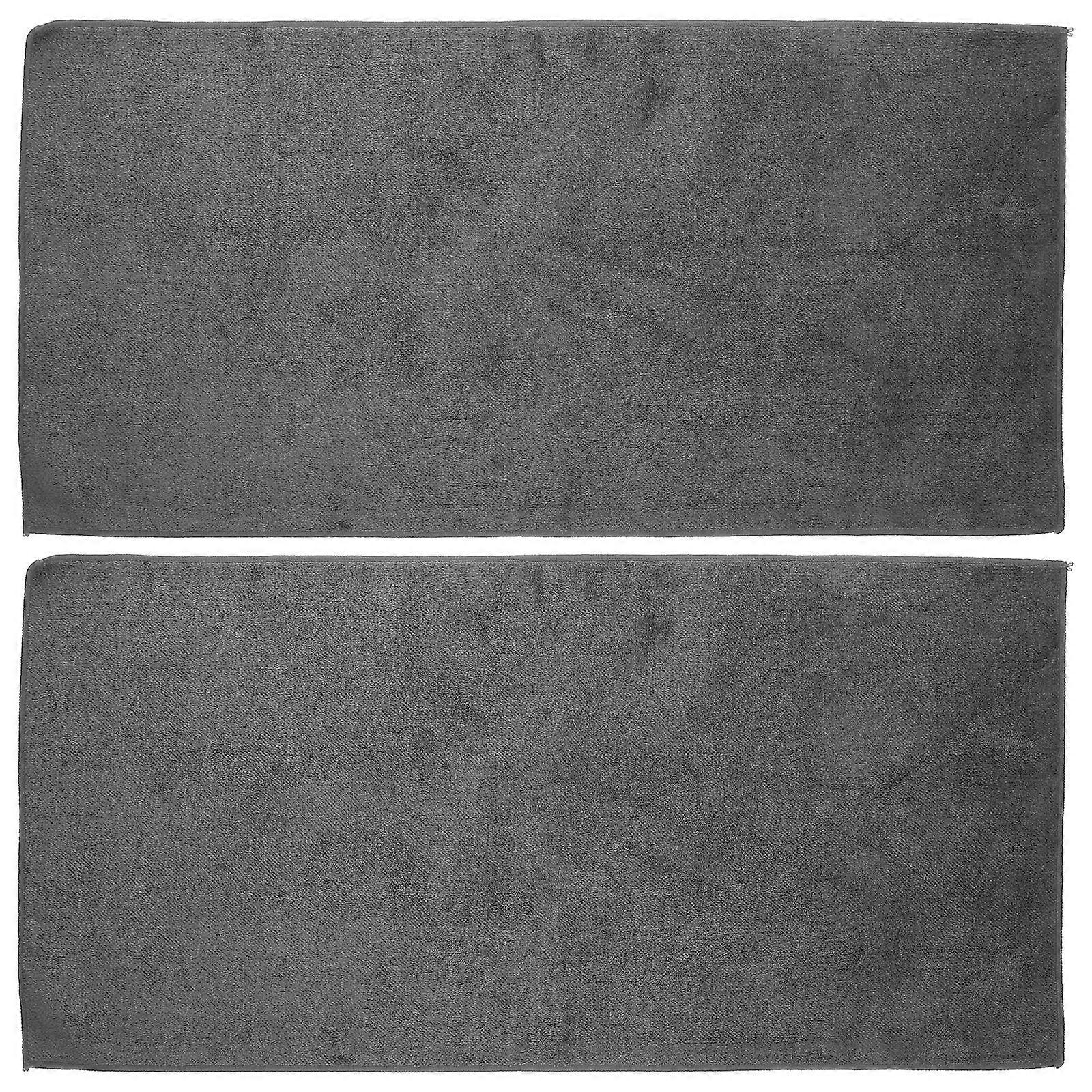 Car Cleaning Towels Polishing Scratch Prevention Rectangular Double-Sided Design 2Pcs