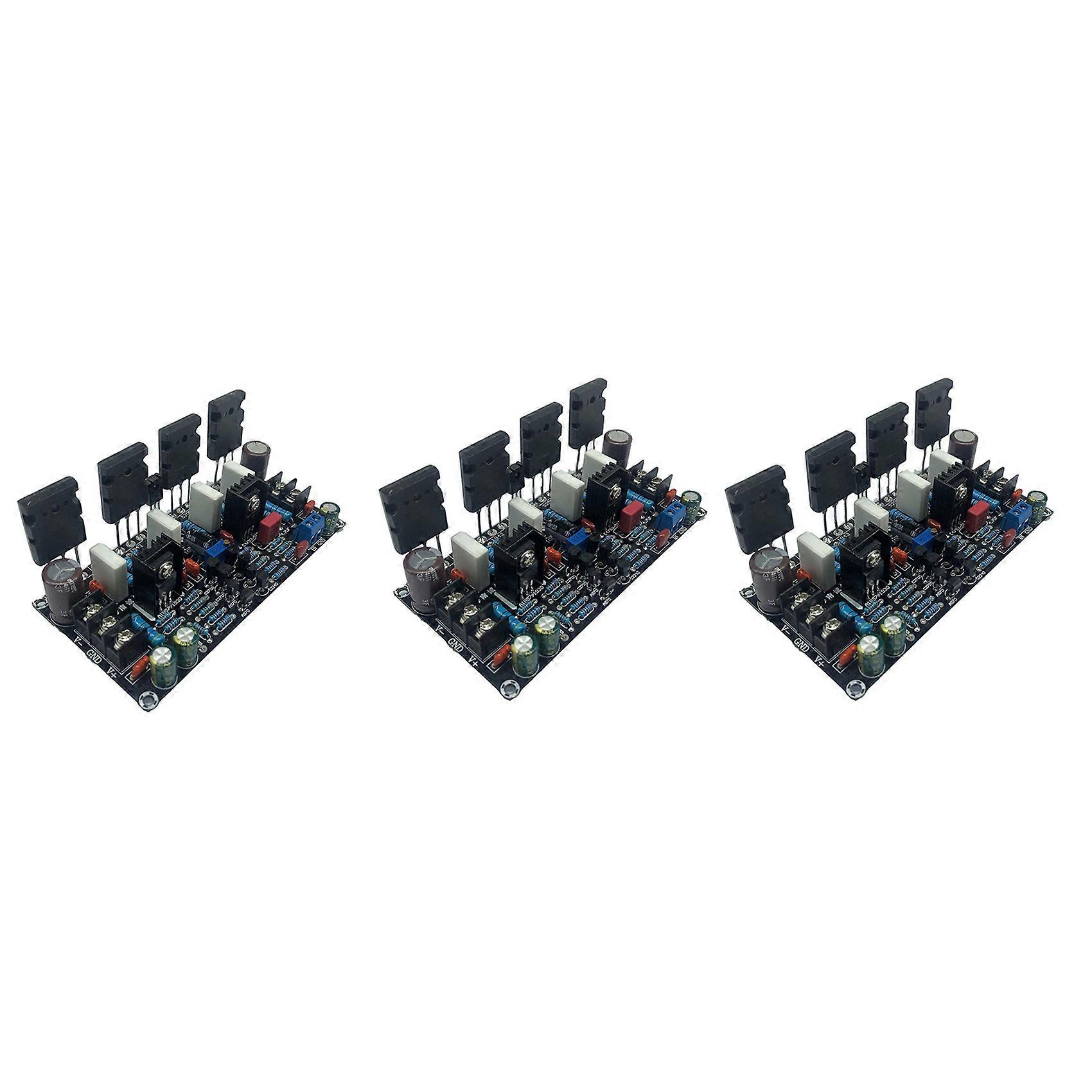 3X Mono Power Amplifier Board 1943+5200 High Power 200W After Tube Amp Board