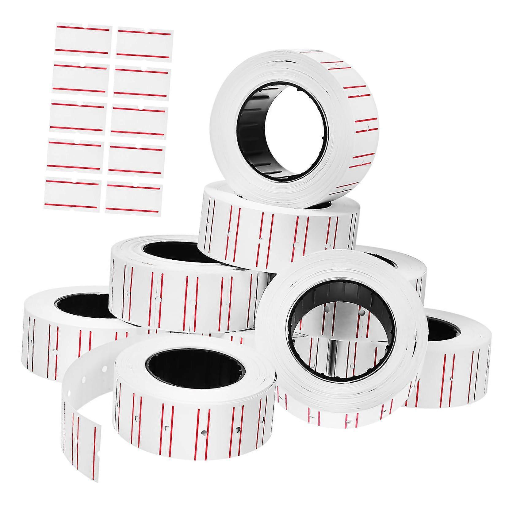 10 Rolls SelfAdhesive Labels for Markers for Retail, Office, and Warehouse, Durable, Removable, and Easy to Use.