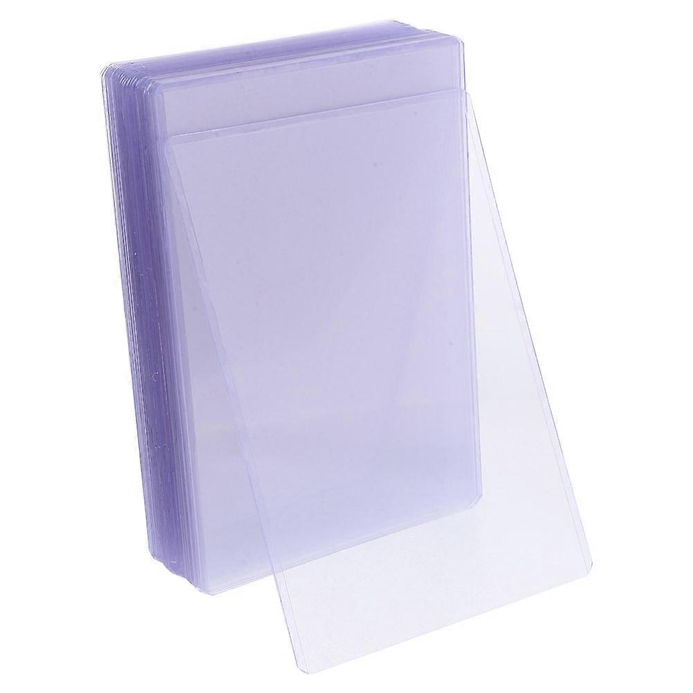 Transparent Postcard Holders Waterproof Storage Clear Material Design 50Pcs