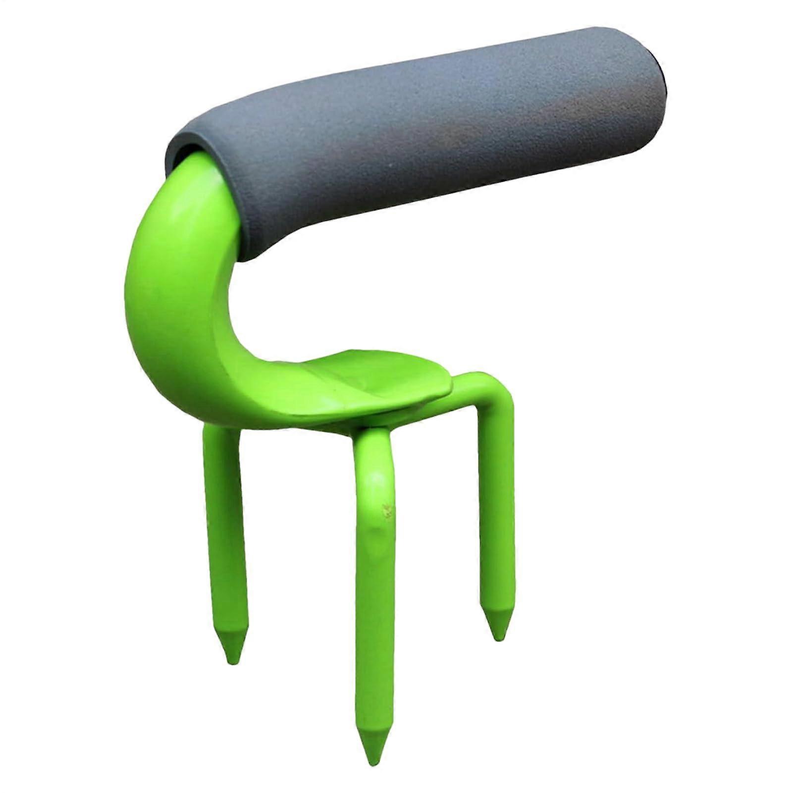 Garden Claw Hand Tool Garden Fork For Loosening Soil Small Rake Ergonomic Handle Rust Resistant Garden Claws Green