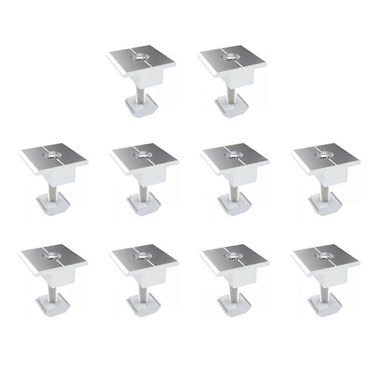 10Pc Adjustable Solar Panel Bracket Clamp for Solar Panel System 35mm