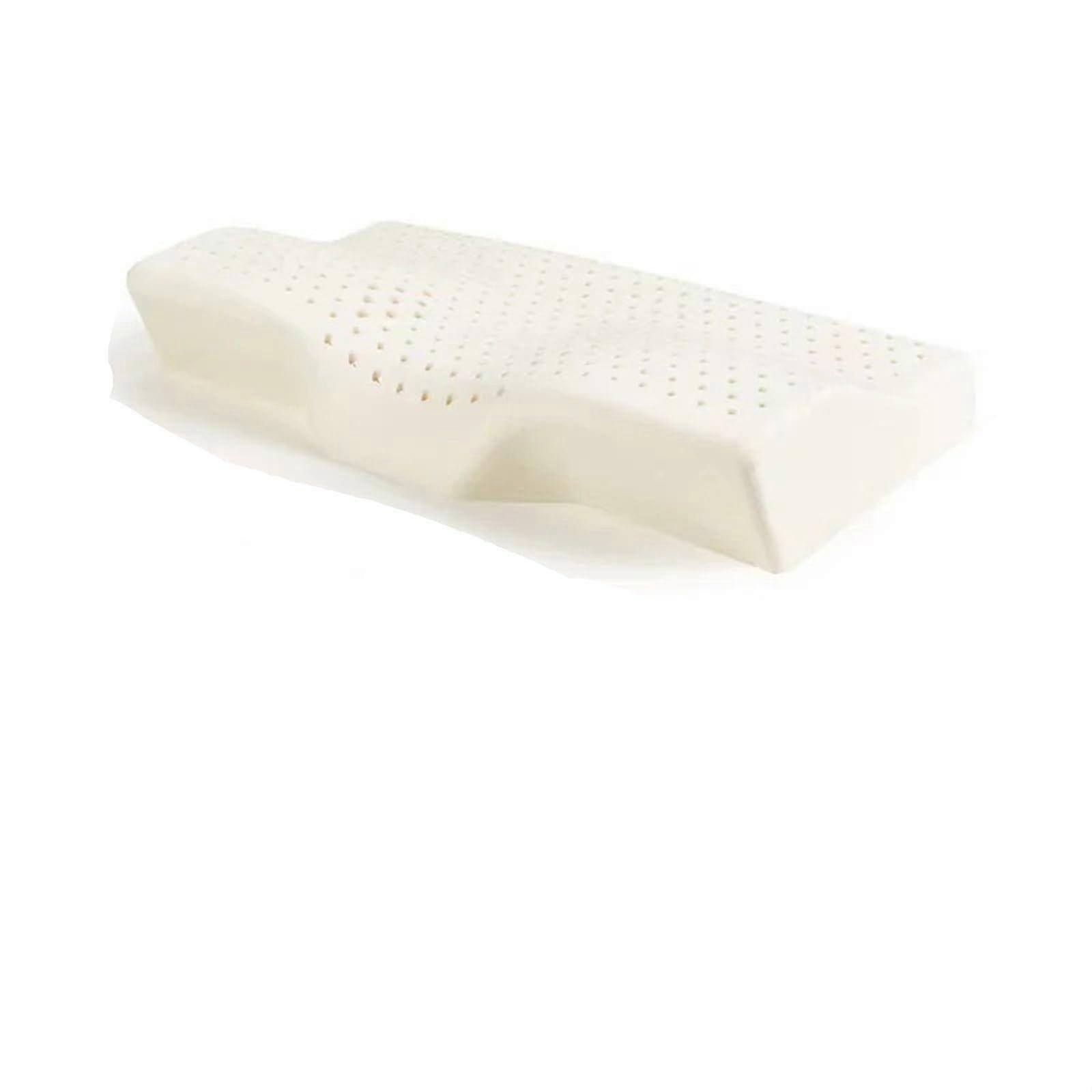 Orthopedic Neck Pain Relief Pillow Memory Foam Latex Support for Sleep (Flat Pillow) Airplane Pillow