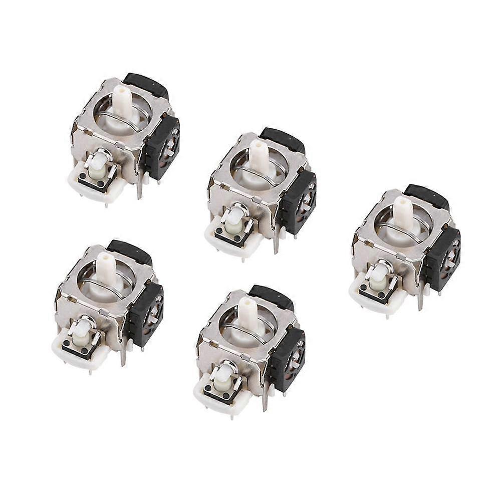 5 Pcs 3D Joystick Replacement for Xbox 360 Wireless Controller Analog Stick