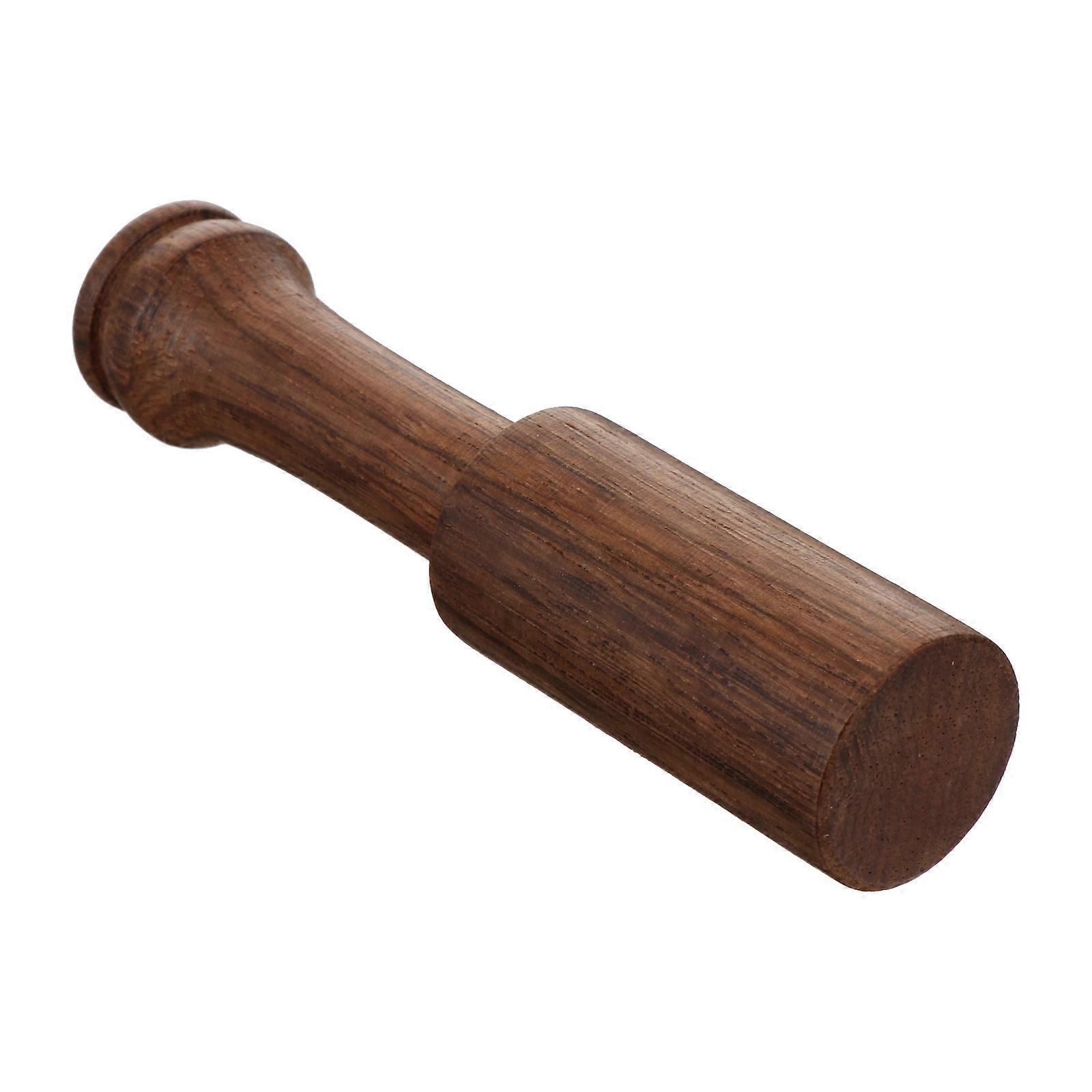 Sound Bowl For Meditation Singing Bowl Wooden Mallet 12.7x2.8x2.8cm Coffee Relaxation 1Pcs