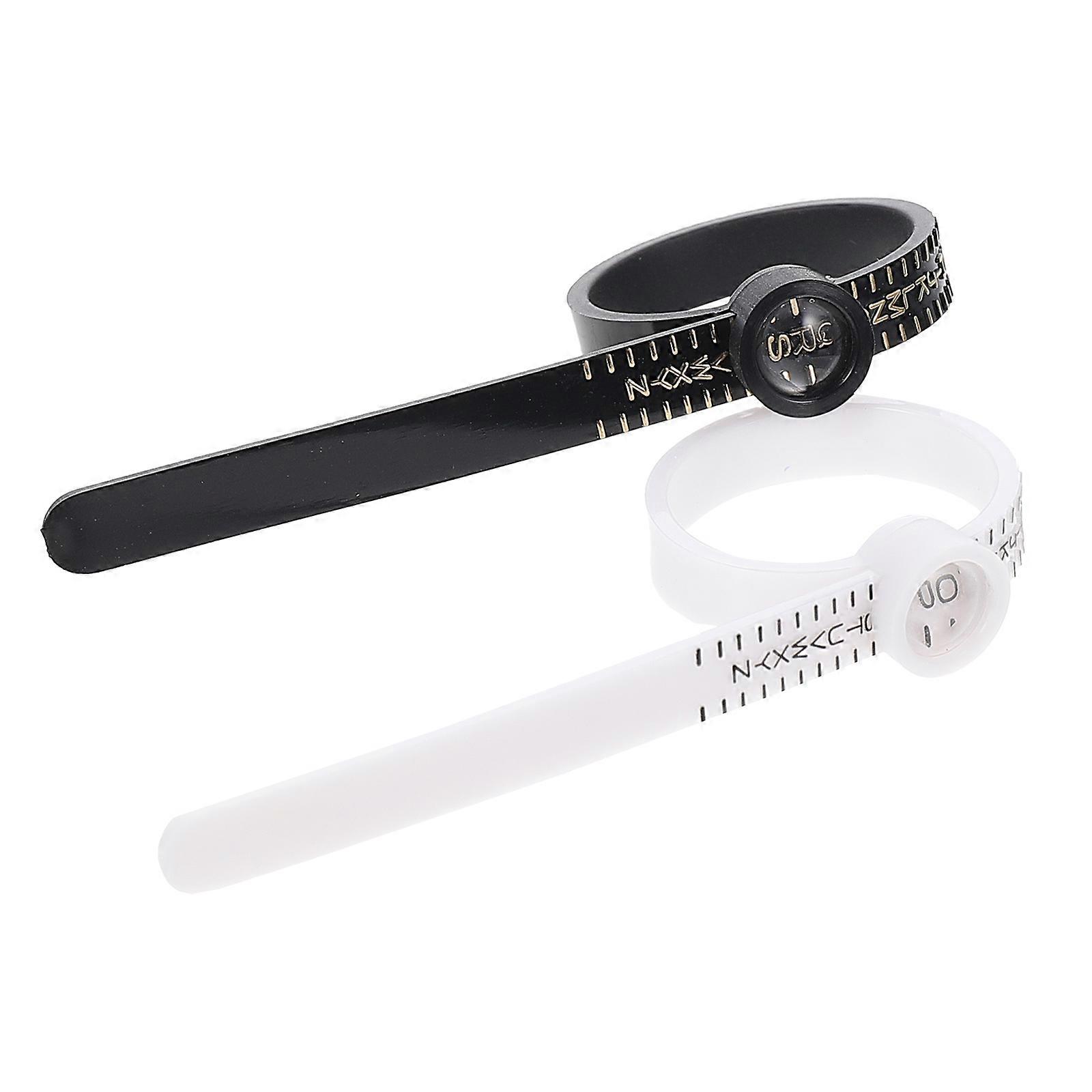 Ring Measurement Tool 2Pcs Perfect For Family Friends Accurate Size Determination Portable