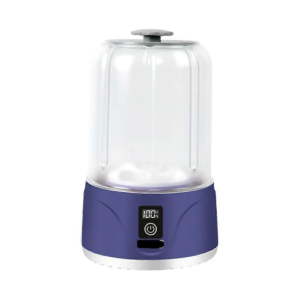 Wireless Mini Washing Machine, Powerful Motor, Portable for Underwear and Socks, Compact Lightweight Design in Purple