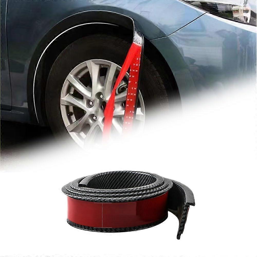 Car Protective Strip Wheel Mazda5 Compatible Wheel Sticker 2-Carbon Fibre Pattern
