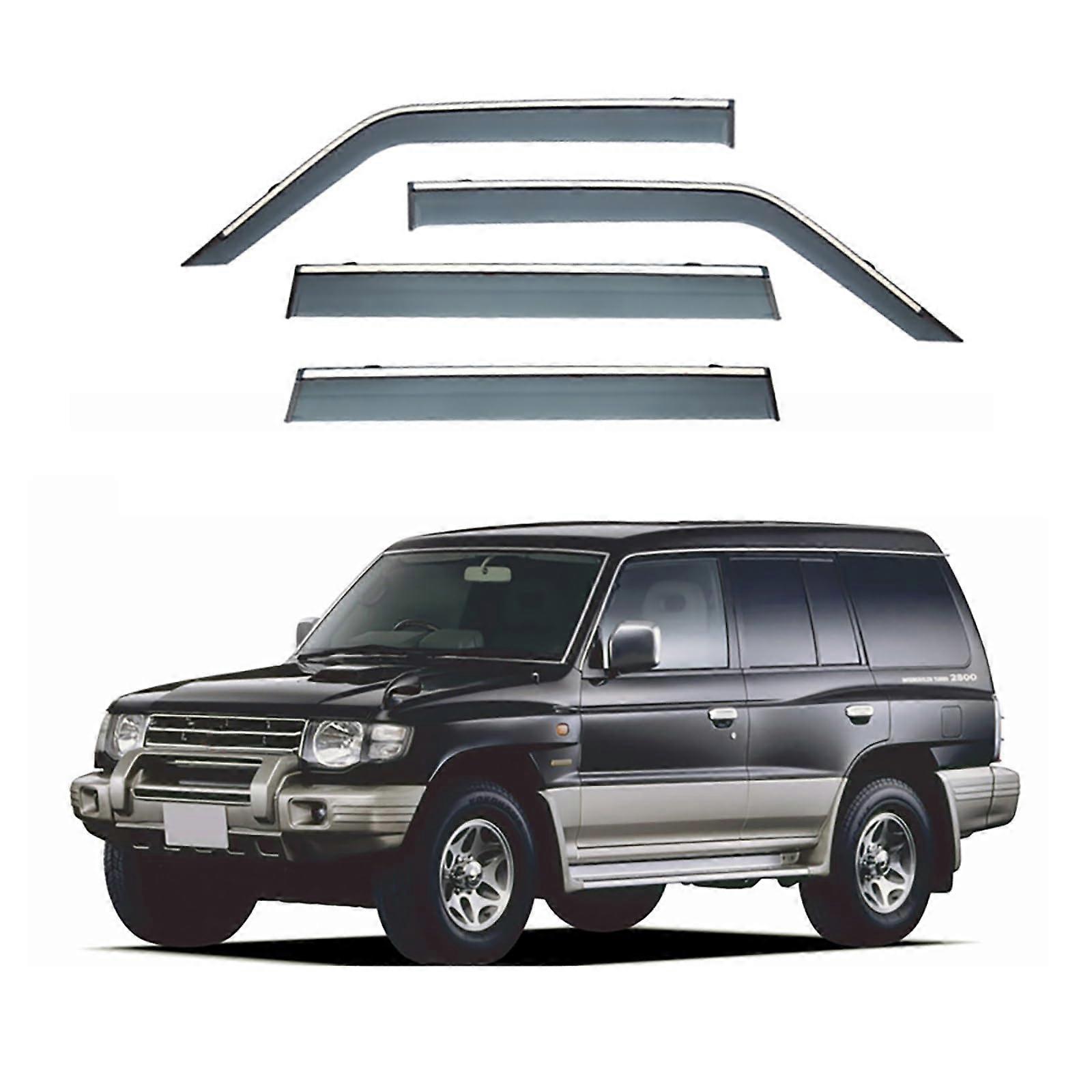Compatible with Mitsubishi Shogun V20 19911998, 4 pieces car side window rain guards