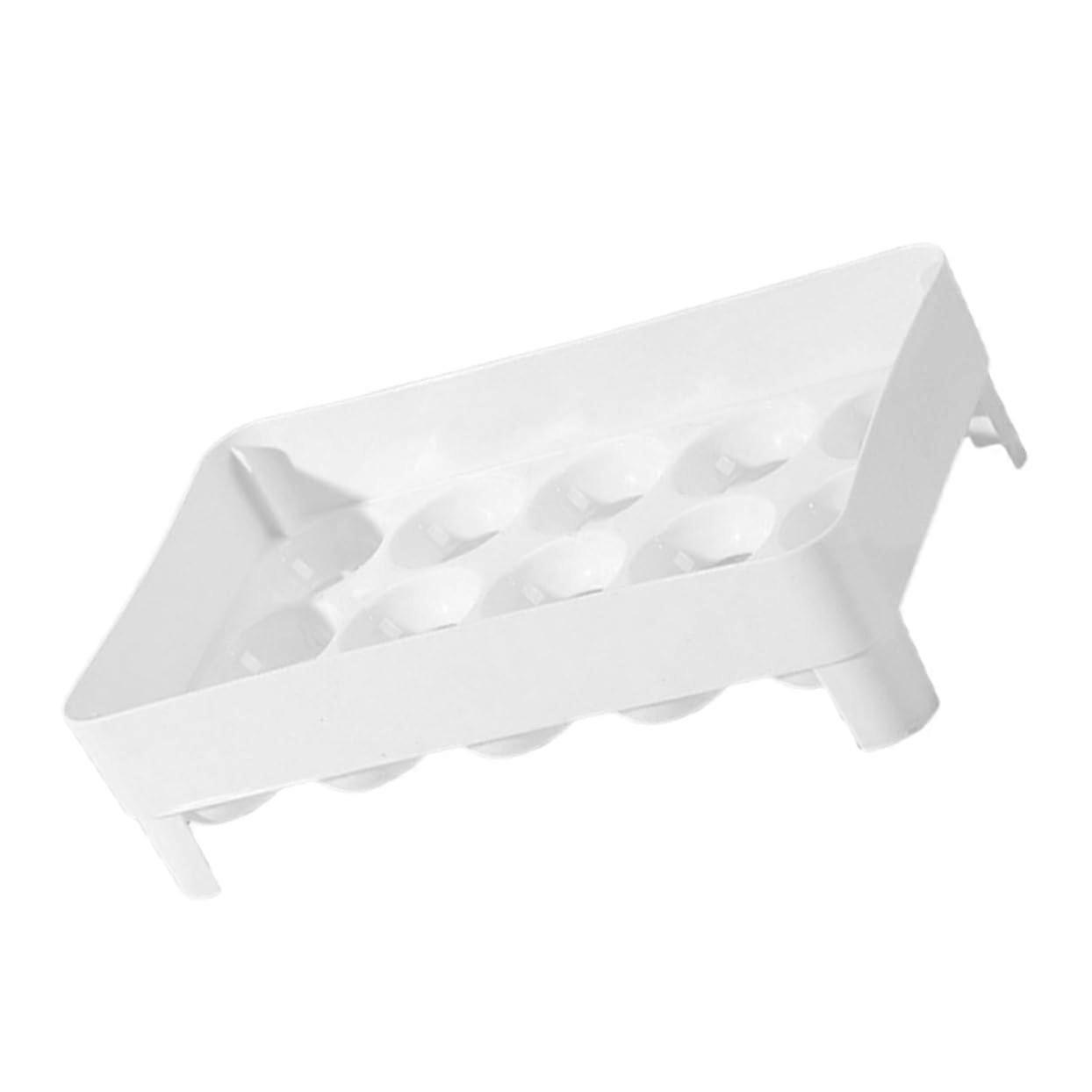 Egg Holder For Fridge Stackable Non Slip Egg Tray For Eggs Fridge Safe Design