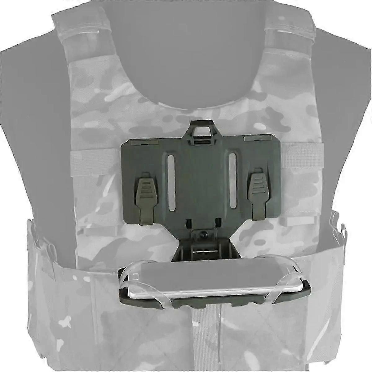 Quick Access Foldable Holder Vest Chest Mount Bracket Desert