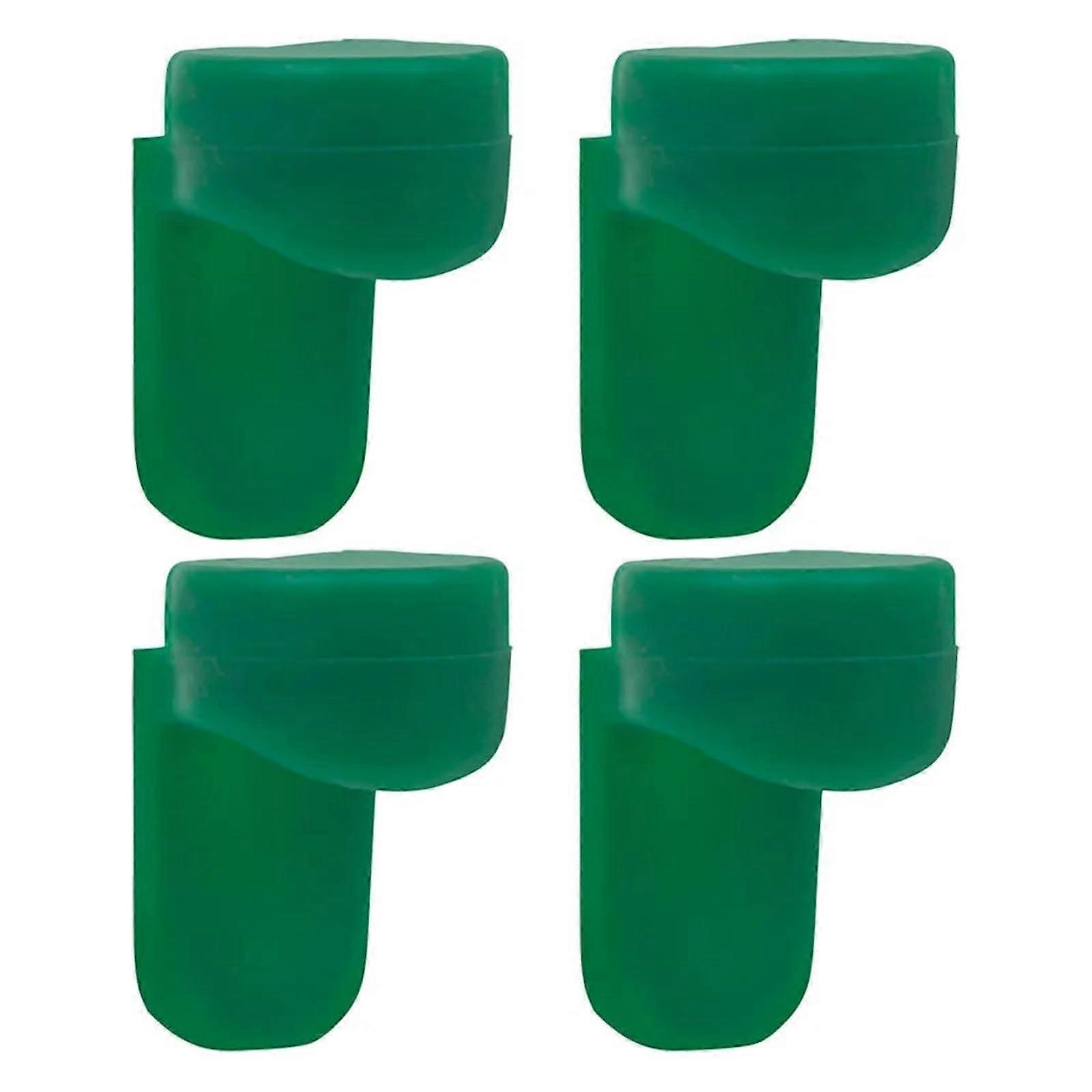 Professional Clarinet Accessories 4-Piece Pad Set With Long Handle, Stand, Thumb Rest, Silica Gel - Light Green
