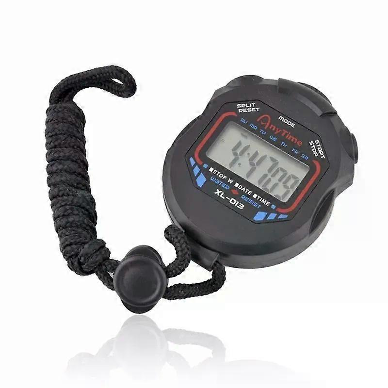 Classic Waterproof Digital Professional Handheld LCD Handheld Sports Stopwatch String Clock Stopwatch Watch