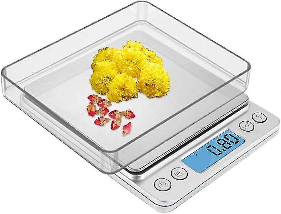 Electronic Scale-Kitchen Scale 3KG / 0.1G, Precision Kitchen Scale with Tare and Count Function, LCD