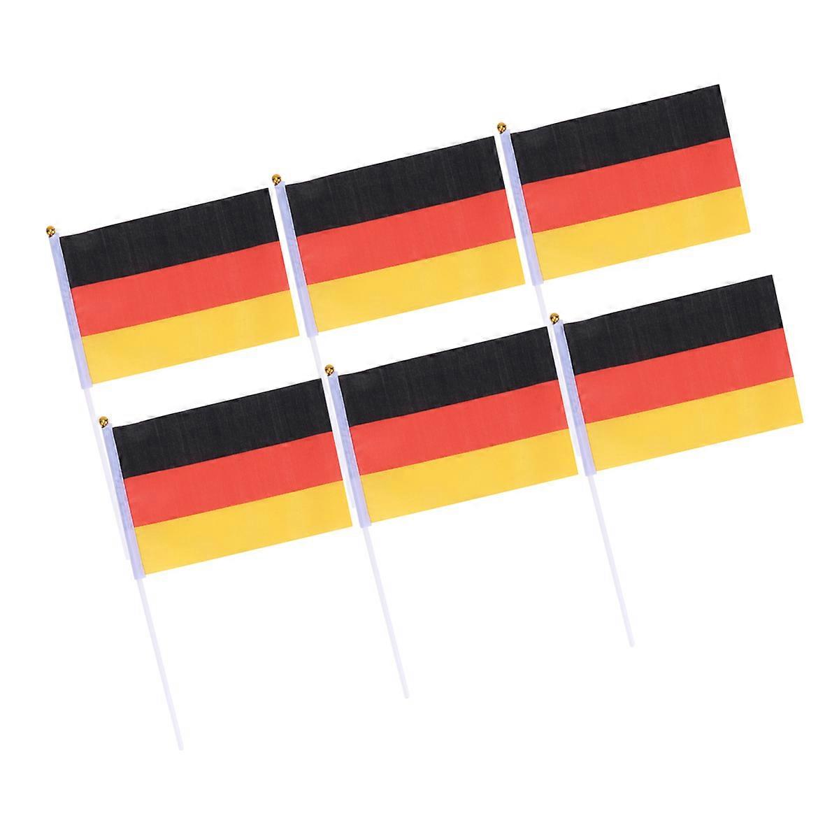 20Pcs Hand Held Small Flag On Stick Designed For Cheering Prop Clubs And Events