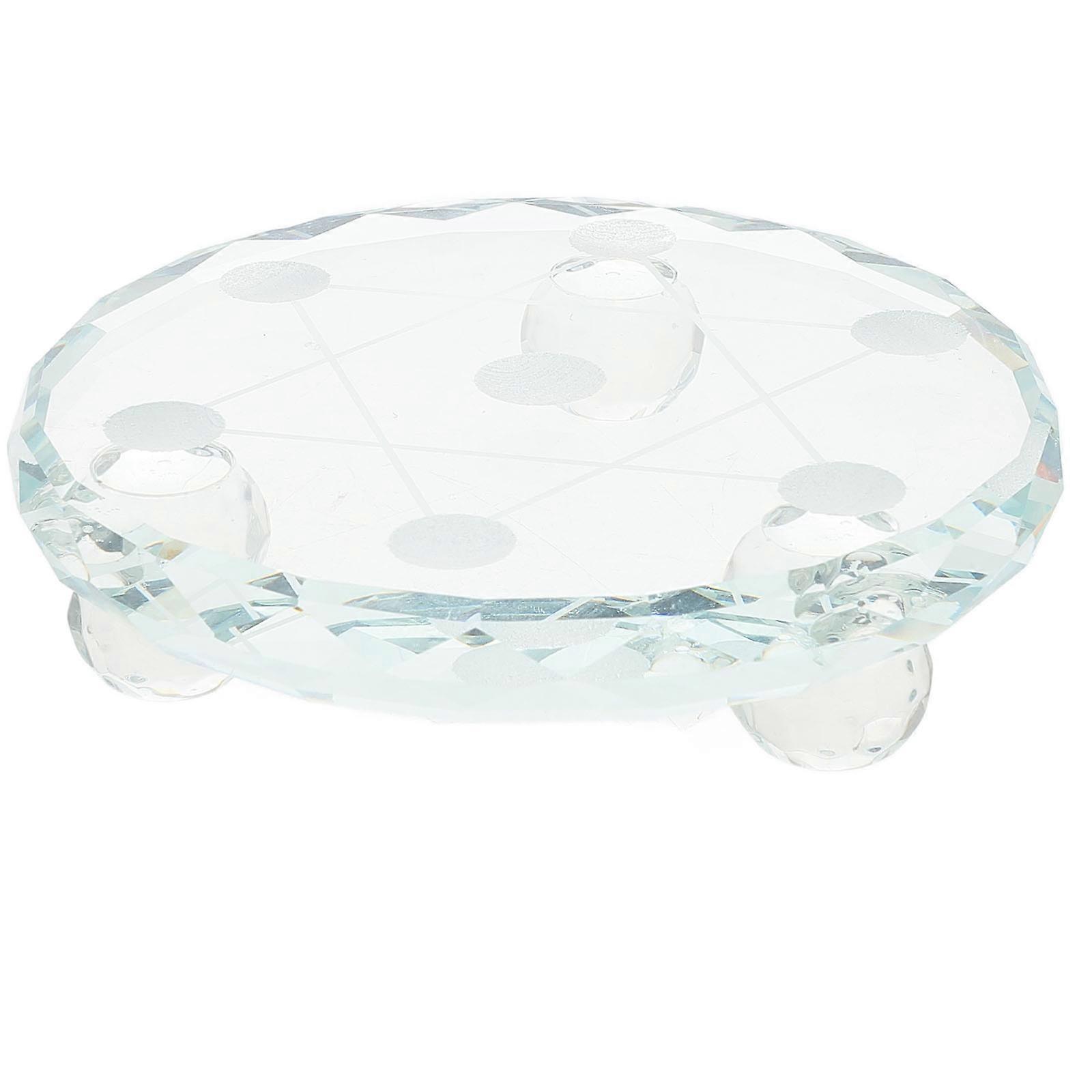 Mineral Crystal Display Pedestal Base For Desktop Bookshelf Use Elegant Design 10X10X3CM Displaying 1 Pcs