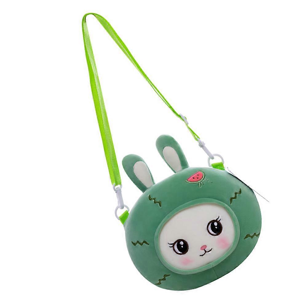 Cute Rabbit Shape Shoulder Bag For Kids Ideal For Traveling In Multi Color With Portable Function 1Pack