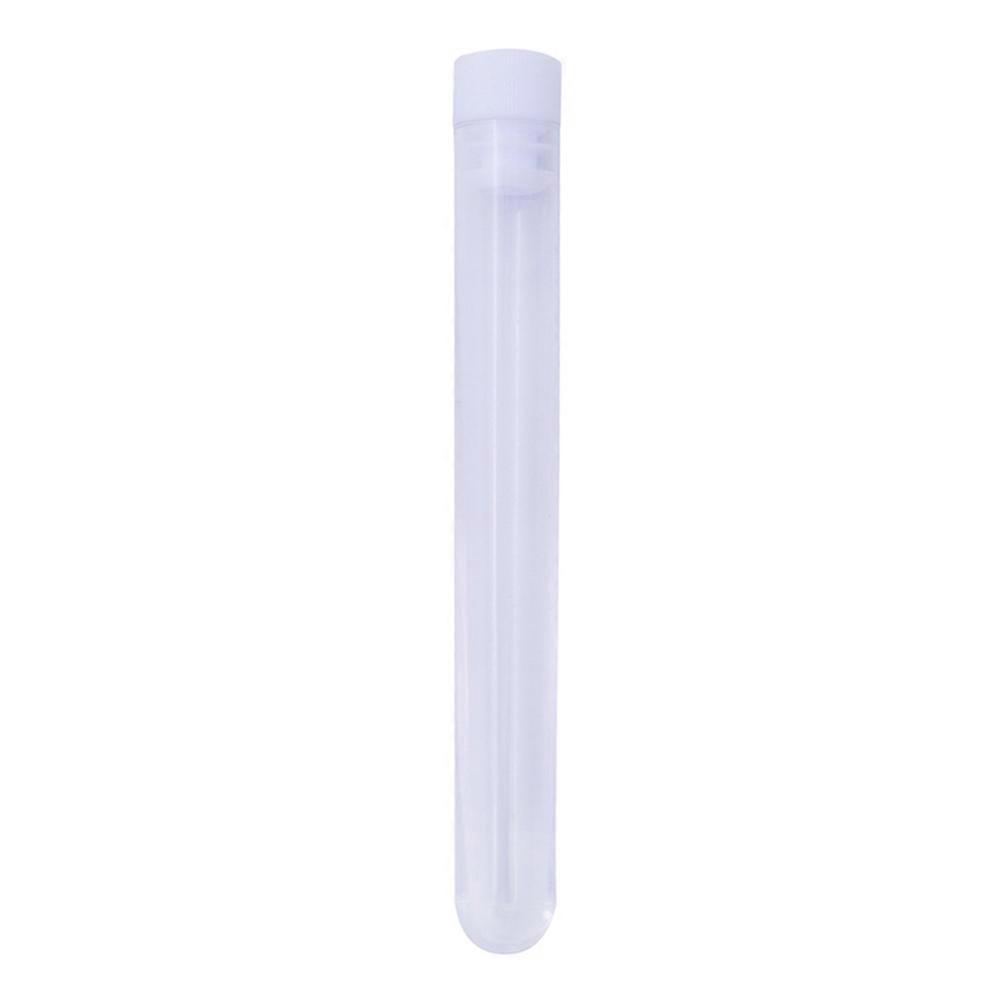 Transparent Plastic Storage Bottles For Jewelry Making 10 Pcs Clear Containers For Needles Organization With White Plug For