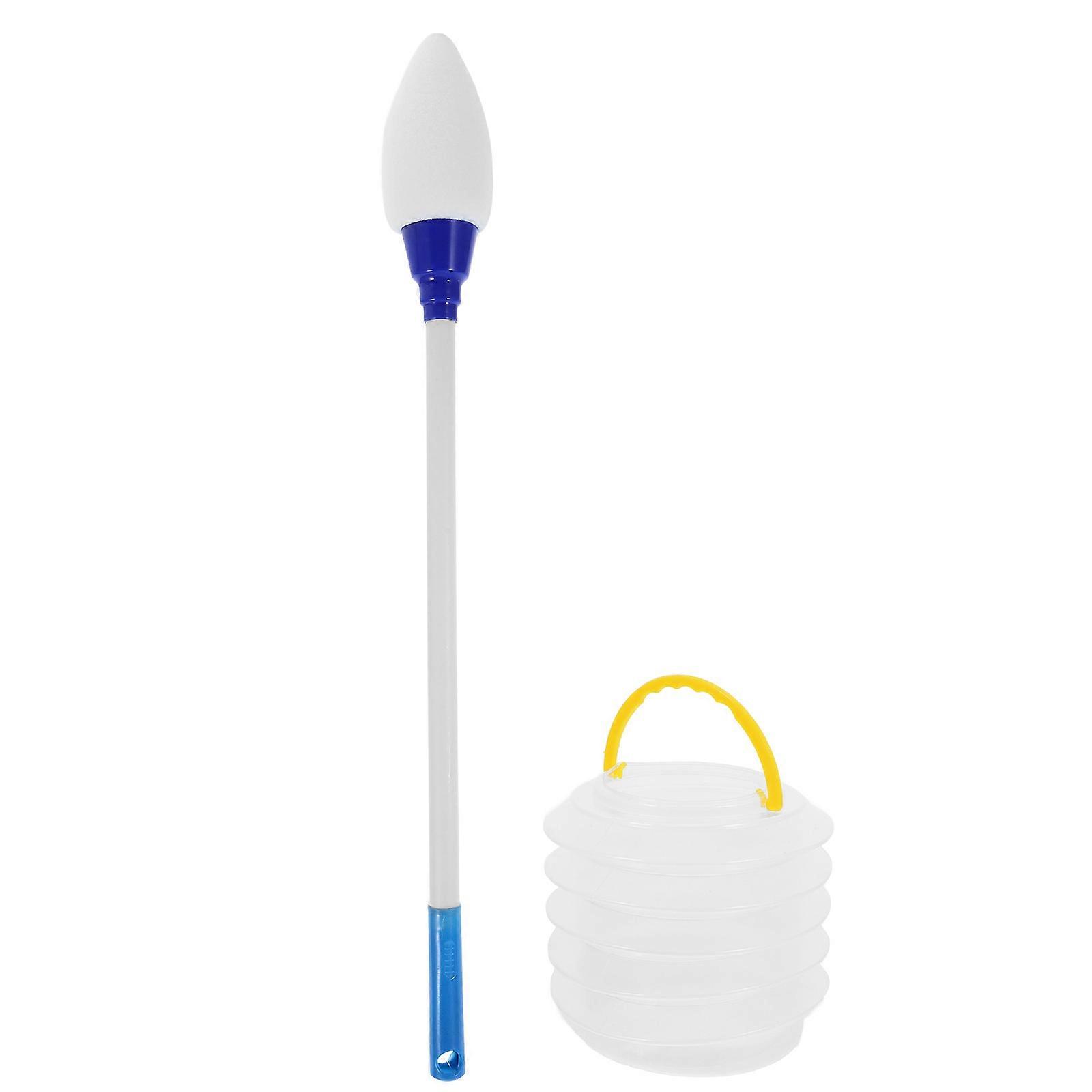 Elderly Writing Tool Featuring Ground Water Brush With Large Brush Tip Ideal For Outdoor Activities And Includes Collapsible Water Bucket 1 Set