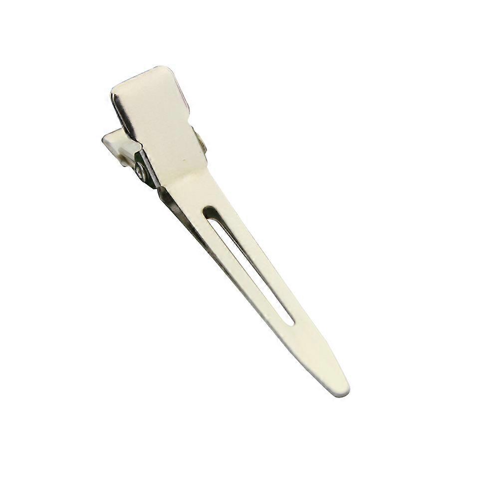DIY Hair Clips with Single Fork for Arts Crafts Projects Made of Stainless Steel Silver 5 5CM