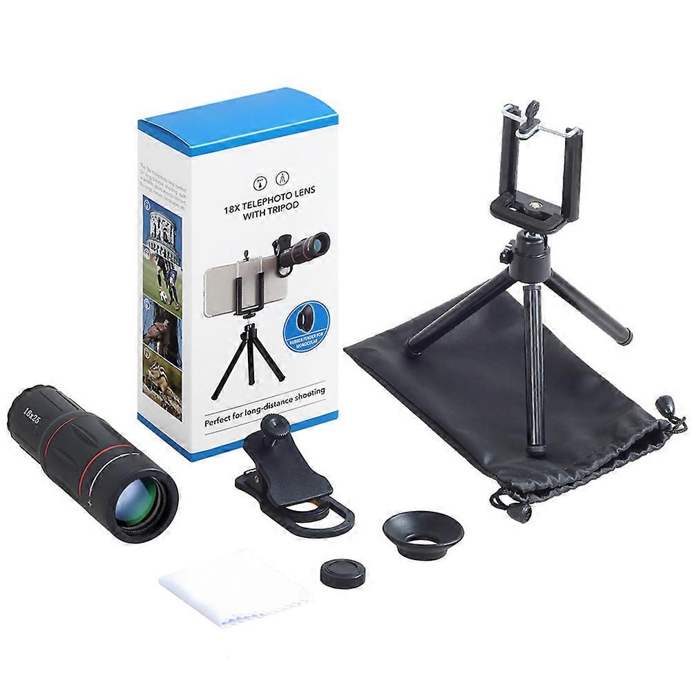 Telephoto Lens For Smartphone Photography 5.1×1.4×1.4In Universal Monocular Zoom 1 Set