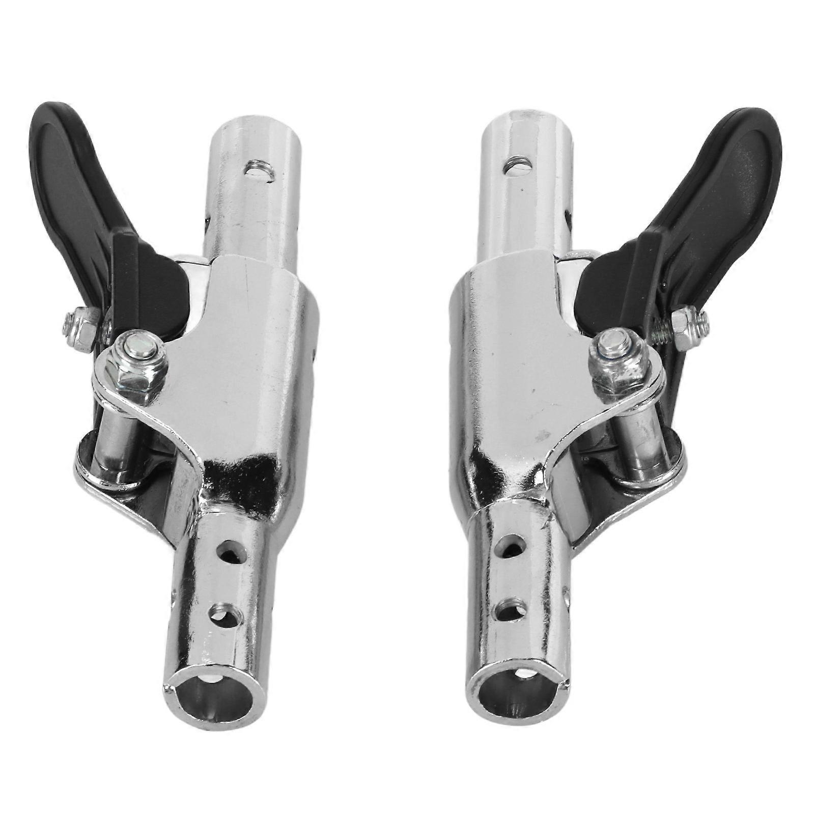 1 Pair Wheelchair Back Folder Rustless Stainless Steel Long Lasting Backrest Folding Switch 