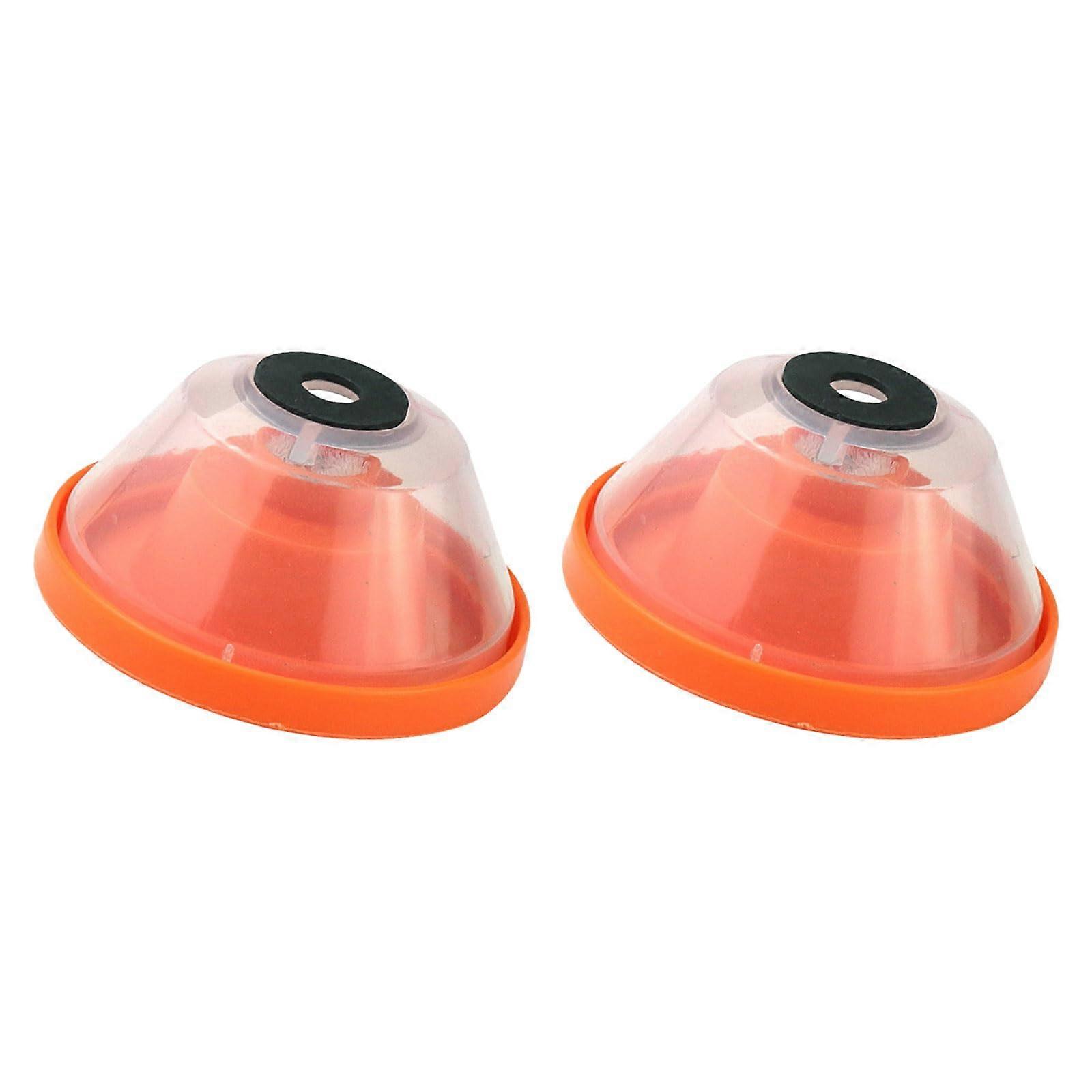 The shell form covers ash trays for electric drills, ensuring clean work areas and easy storage of wood, metal, and concrete.