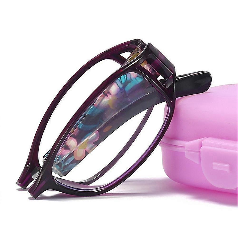 Foldable Retro High-definition Portable Printed Anti Blue Light Reading Glasses